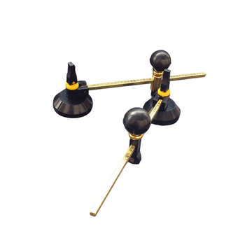 Tăietor de sticlă cu role, design cu șase roți; pentru tăierea cercurilor și a găurilor pentru hotă; Boao Diamond Tools; aliaj dur