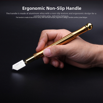 Tăietor de sticlă cu role – model din aliaj de aluminiu, grosimea tăierii 5–15 mm, lamă metalică, seria de tăietori pentru sticlă