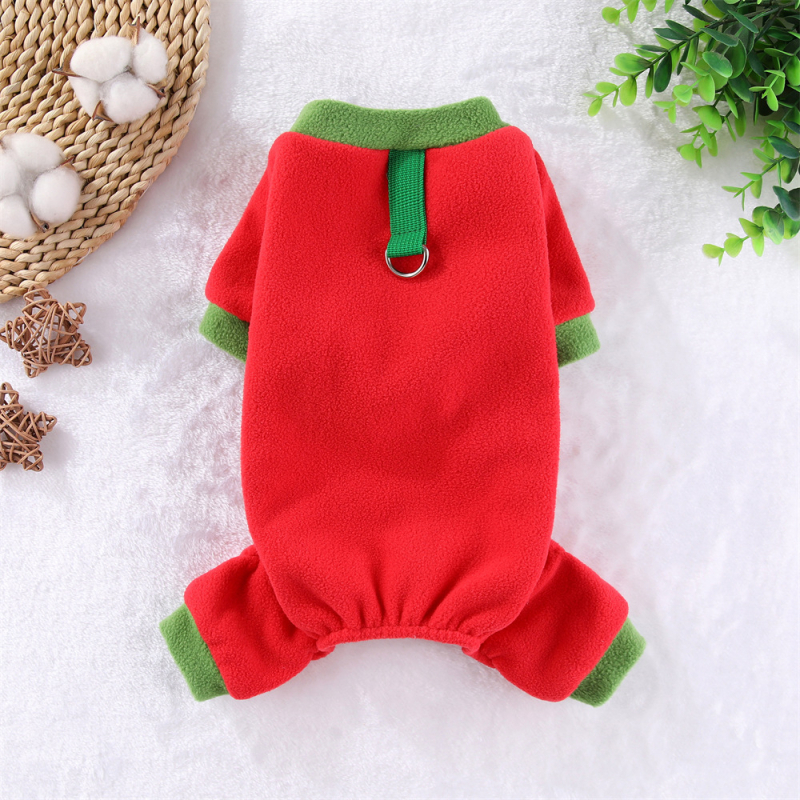 Odjeća za četveronožne ljubimce od poliester fleksa, casual stil, bez kapulje, jednodijelni kombinezon za jesen i zimu, bez marke, Univerzalni kroj