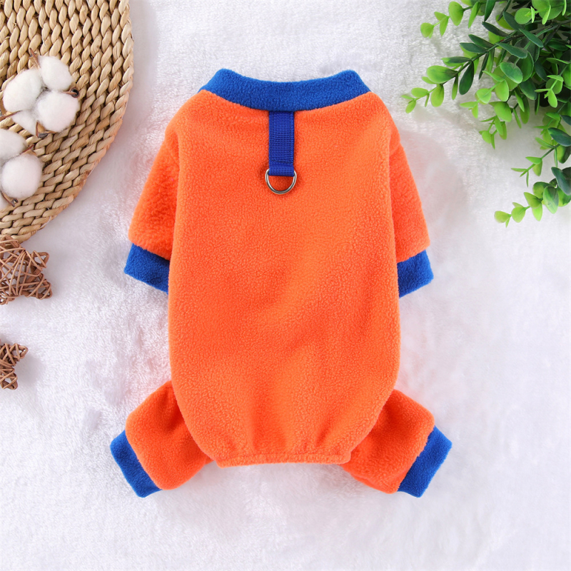 Odjeća za četveronožne ljubimce od poliester fleksa, casual stil, bez kapulje, jednodijelni kombinezon za jesen i zimu, bez marke, Univerzalni kroj