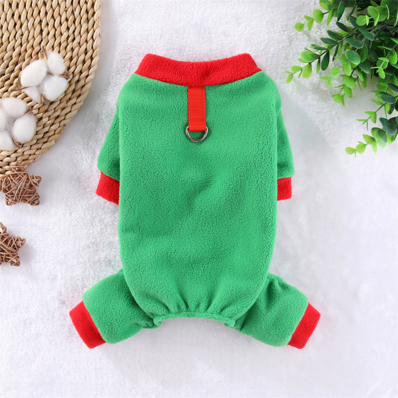 Odjeća za četveronožne ljubimce od poliester fleksa, casual stil, bez kapulje, jednodijelni kombinezon za jesen i zimu, bez marke, Univerzalni kroj