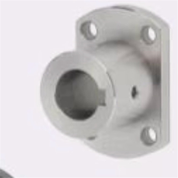 Suport pentru ax ghid din aliaj de aluminiu, cu șezut flanș circular, ax optic fix, canelură pentru cheie 20/25