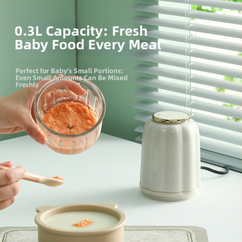 Viacúčelový prístroj na detskú výživu s skleneným pohárom, kapacita pod 1 l, dvojité miešacie čepele, 10 000–19 999 ot./min, 111–240 V