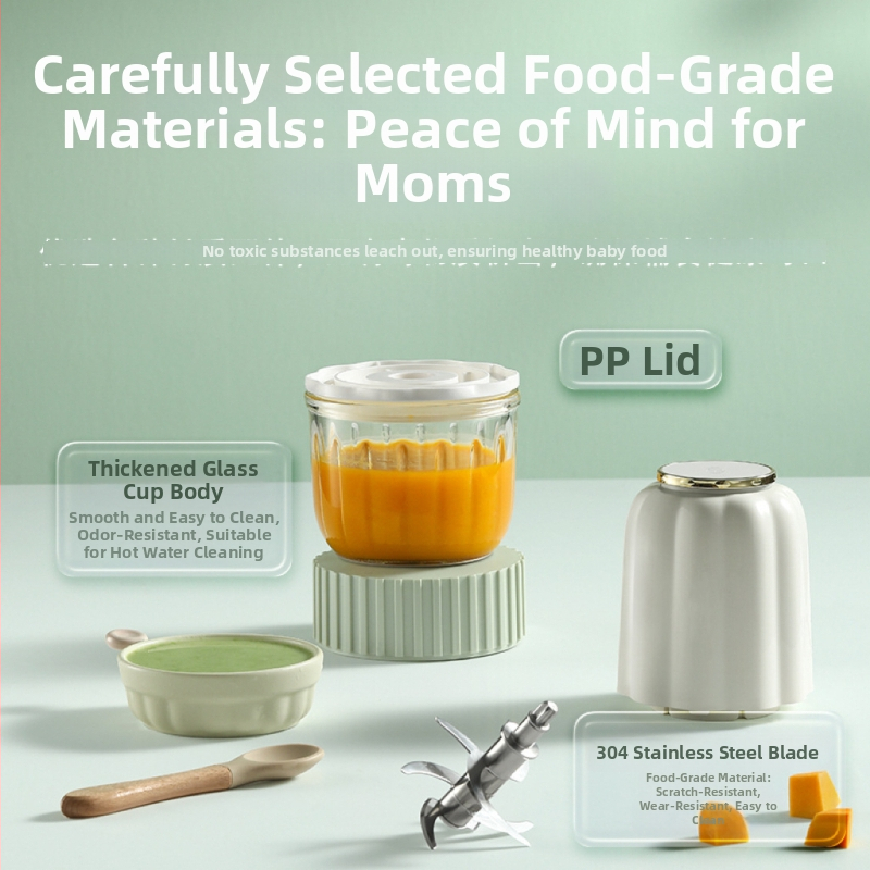 Viacúčelový prístroj na detskú výživu s skleneným pohárom, kapacita pod 1 l, dvojité miešacie čepele, 10 000–19 999 ot./min, 111–240 V