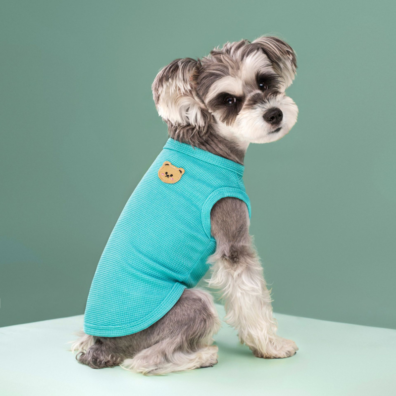 Vesta za pse s wafl uzorkom, za mala i srednja pse, proljetno-ljetna odjeća za kućne ljubimce, opušten stil