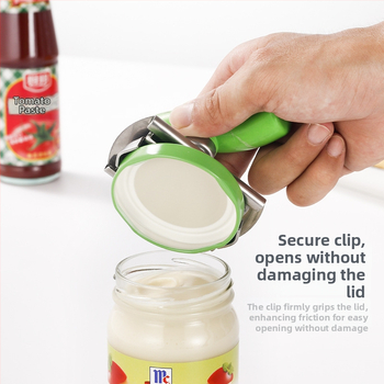 Nerezový otvárač na konzervy, viacúčelový otvárač na viečka a fľaše