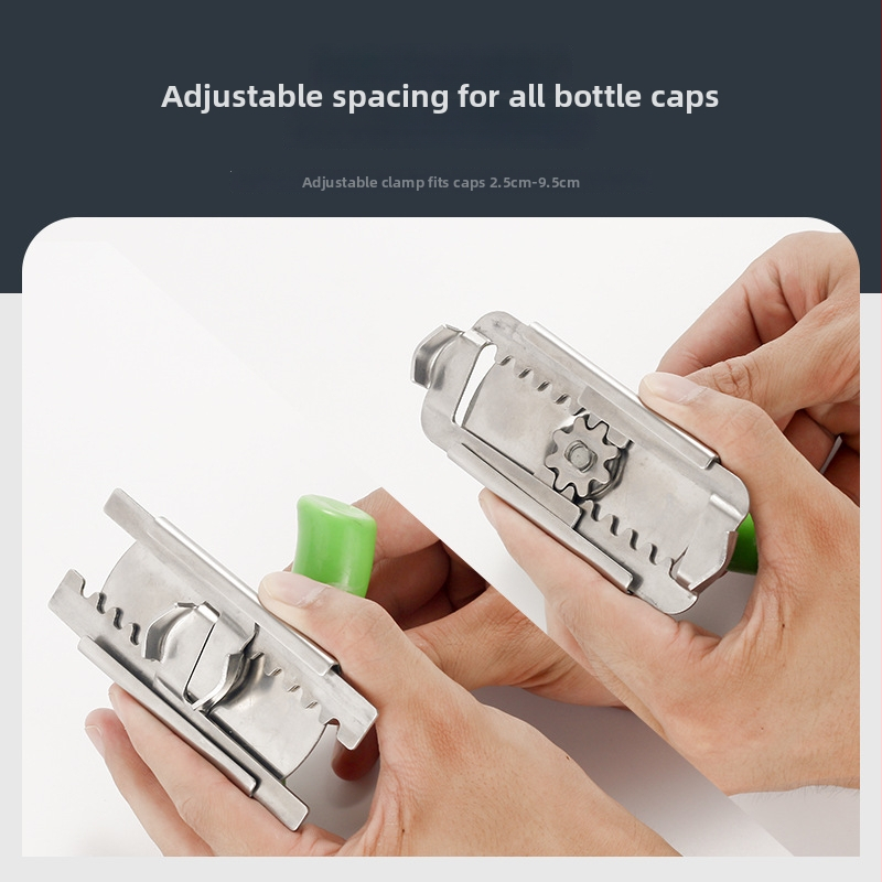 Nerezový otvárač na konzervy, viacúčelový otvárač na viečka a fľaše