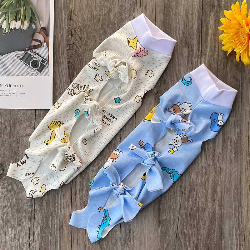 Îmbrăcăminte postoperatorie pentru pisici – bumbac, stil lejer, brand Little Brother, pentru femele, anti-licking, prevenire căderii părului