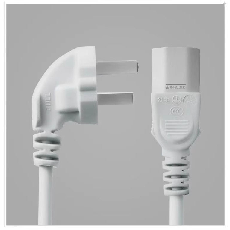 Trojcestný napájací kábel pre ryžovar a elektrickú kanvicu – BULL, Nový národný štandard, napájací konektor