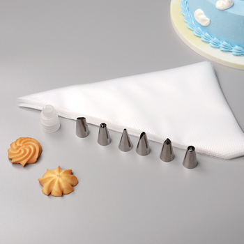 Set vrhova za dekoriranje – nehrđajući čelik i PE, Yulong, izdanje 2022, 200 setova u kutiji, za ukrašavanje torti