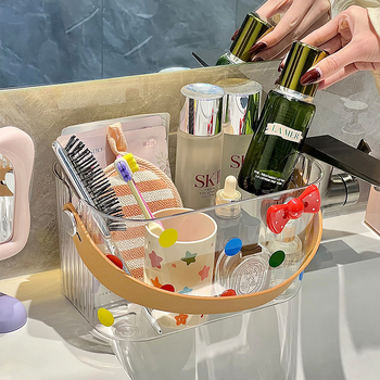 Coș de depozitare pentru baie, din plastic, stil INS, model xh00392, pachet 32 bucăți