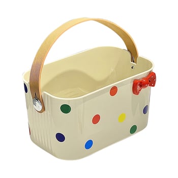 Coș de depozitare pentru baie, din plastic, stil INS, model xh00392, pachet 32 bucăți