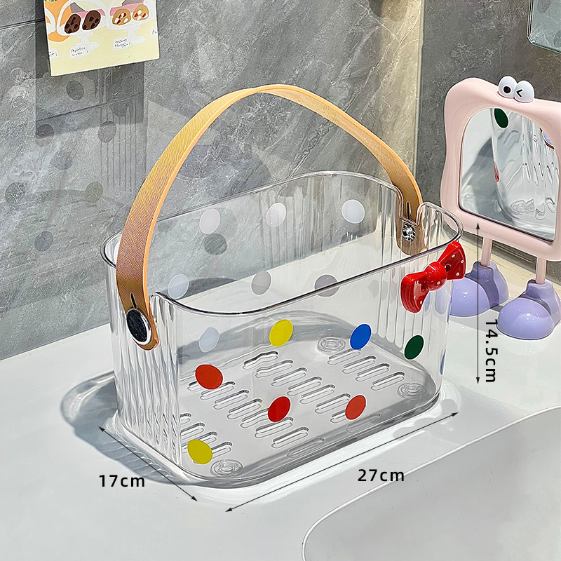 Coș de depozitare pentru baie, din plastic, stil INS, model xh00392, pachet 32 bucăți