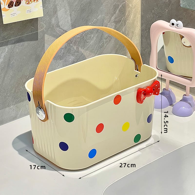 Coș de depozitare pentru baie, din plastic, stil INS, model xh00392, pachet 32 bucăți