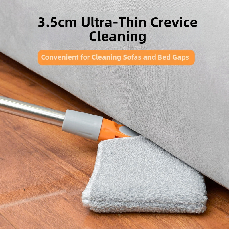 Rozšírený mop na steny s teleskopickou rúkou – hlavica z mikrovlákna, rúčka z nehrdzavejúcej ocele, dvojitý pohon, valčekový stlačovací mechanizmus, Qianxili