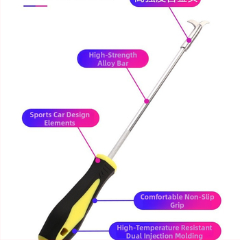 Nástroj na čistenie štrk z pneumatiky, viacúčelový háčik na kamene, nerezová oceľ, odolnosť voči výbuchu