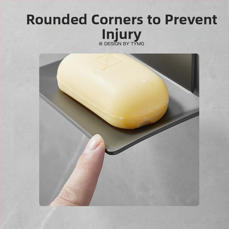 Fali szappantál a fürdőszobába, Space aluminnium, modell 3369, márka zw, logó nyomtatás lehetőség