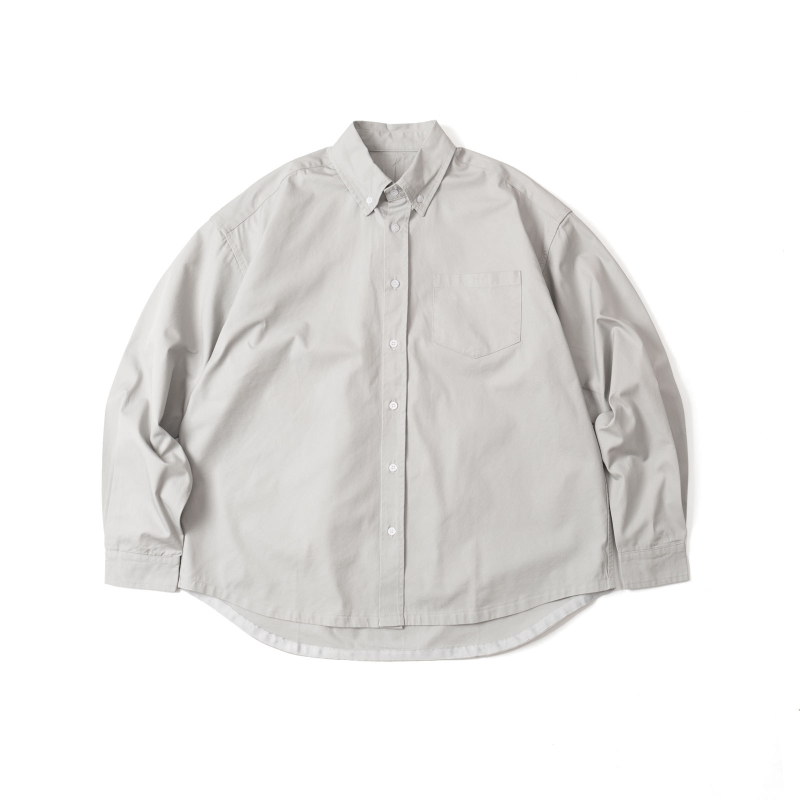 Pamučna košulja–jaknica, labav kroj, rever ovratnik, dugi rukavi, japanski retro stil