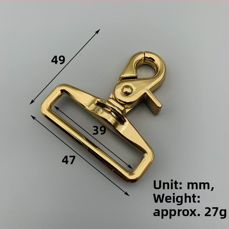 Hardvér pre tašky: spona zinkovej zliatiny a lobster západ pre ramenný popruh; mestský minimalistický štýl; model XBB026; odolný voči opotrebeniu; značka Broken copper.