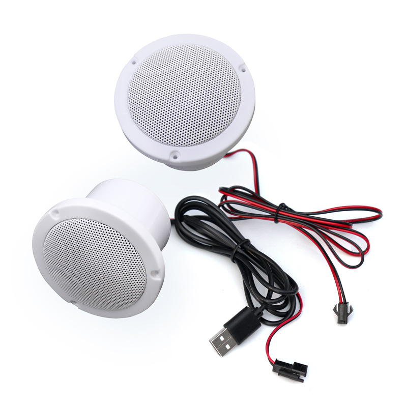 Ugrađeni Bluetooth zvučnički sustav s dva zvučnika, Bluetooth 5.0, 10W, USB napajanje, glasovne upute