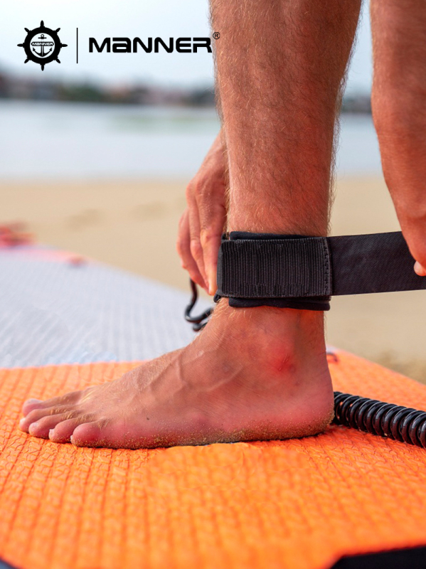 Manner szörf lábszíj, forgó, teleszkópos, 5.5 mm TPU anyag