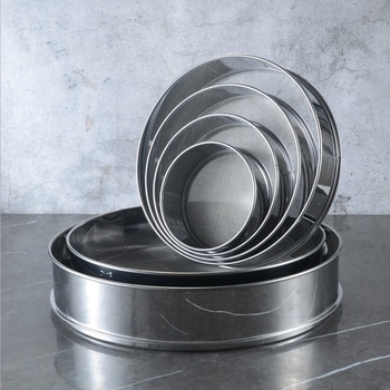 Sită pentru făină, manuală, din oțel inoxidabil, 40 ochiuri, Kim Temei