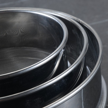 Sită pentru făină, manuală, din oțel inoxidabil, 40 ochiuri, Kim Temei