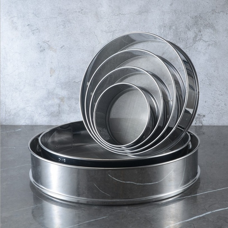 Sită pentru făină, manuală, din oțel inoxidabil, 40 ochiuri, Kim Temei