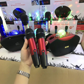 Sistem Karaoke cu Microfon și Difuzor cu DSP – Model Y-8, pentru uz casnic, baterie 4000 mAh