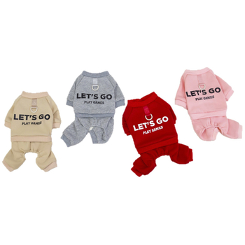 Fleec hoodie za kućne ljubimce s četiri noge, jesen-zima