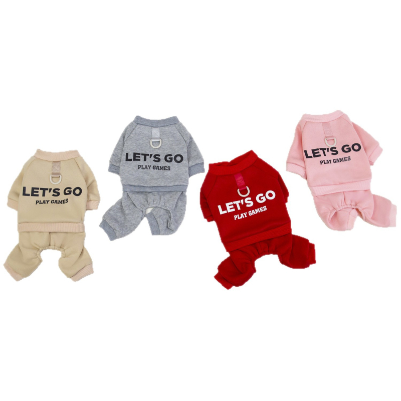 Fleec hoodie za kućne ljubimce s četiri noge, jesen-zima