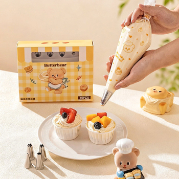 Set de pungă pentru decorare cu duze pentru cofetărie — material PE, calitate alimentară, Modern Housewife