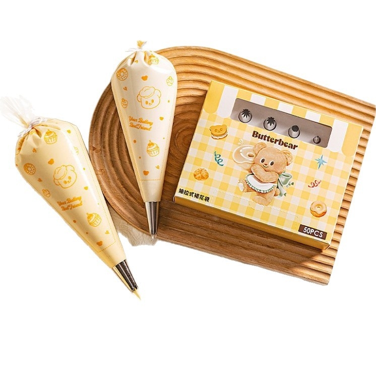 Set de pungă pentru decorare cu duze pentru cofetărie — material PE, calitate alimentară, Modern Housewife