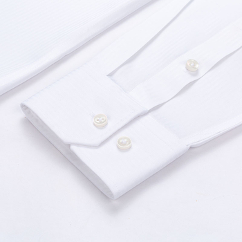 Риза за бизнес облекло - 100% памук, антибръчкова, без гладене, квадратна яка, дълъг ръкав