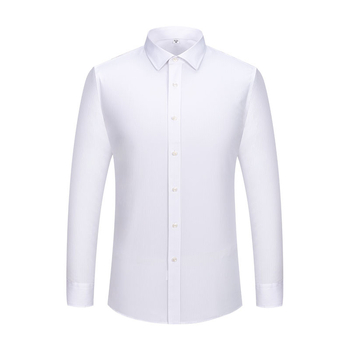 Риза за бизнес облекло - 100% памук, антибръчкова, без гладене, квадратна яка, дълъг ръкав