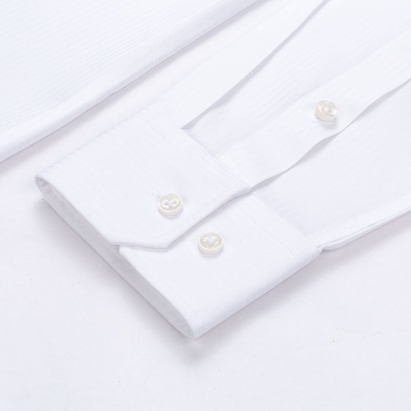 Риза за бизнес облекло - 100% памук, антибръчкова, без гладене, квадратна яка, дълъг ръкав