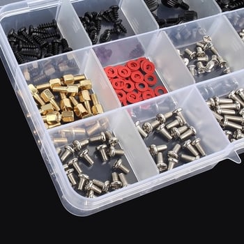 Σετ βιδών υπολογιστή σε κουτί – κεφαλή κοίλη, μαύρο φινίρισμα, 304 ανοξείδωτο ατσάλι, κατηγορία 6.8, εθνικό πρότυπο