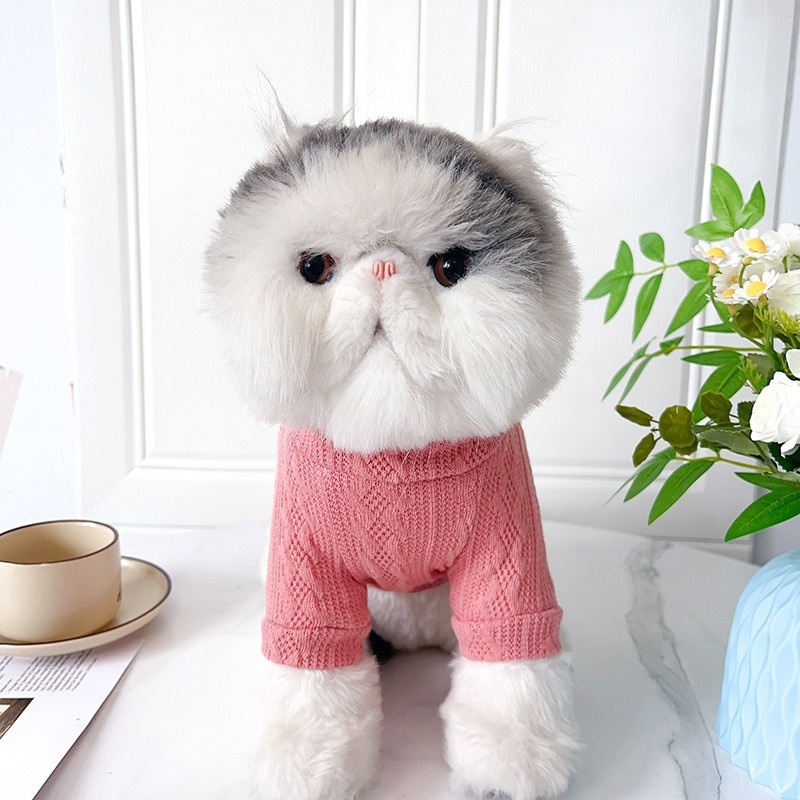 Pulover pentru animale de companie - lână, croială lejeră, brand Puff, potrivit pentru toate genurile