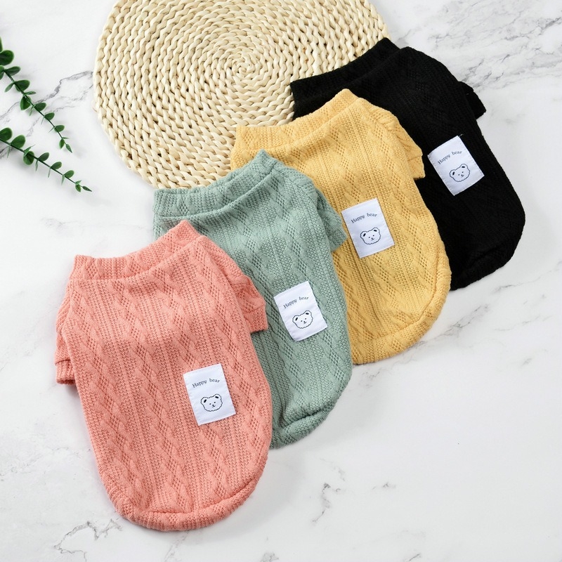 Pulover pentru animale de companie - lână, croială lejeră, brand Puff, potrivit pentru toate genurile