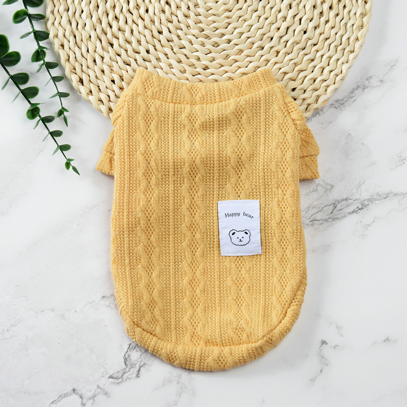 Pulover pentru animale de companie - lână, croială lejeră, brand Puff, potrivit pentru toate genurile