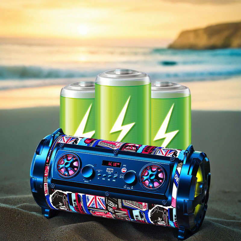 Bežični Bluetooth karaokes zvučni sustav s 3 zvučnika, 25W izlazne snage, BT 5.0, frekvencijski raspon 100 Hz–20 kHz, ugrađena baterija 2000–4000 mAh