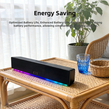 Soundbar s Bluetooth 5.3, 3 reproduktory, frekvencia 150 Hz–20 kHz, 220 W, USB-C napájanie