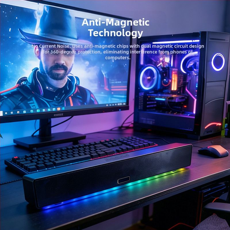 Soundbar s Bluetooth 5.3, 3 reproduktory, frekvencia 150 Hz–20 kHz, 220 W, USB-C napájanie