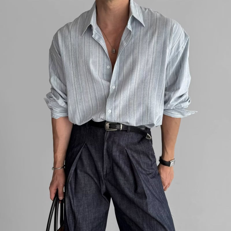Muška polo s reverom, slim-fit, prozračna mješavina poliestera, casual stil za proljeće 2025