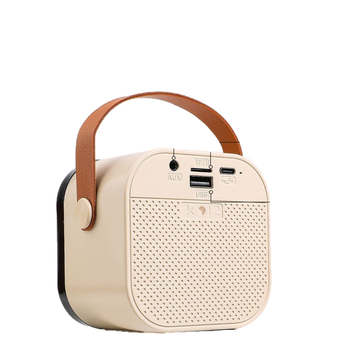 Difuzor Bluetooth pentru karaoke, cu microfon încorporat – set audio home all-in-one, Bluetooth 5.3, 3W, 20Hz-20kHz, SNR ≥70dB, USB