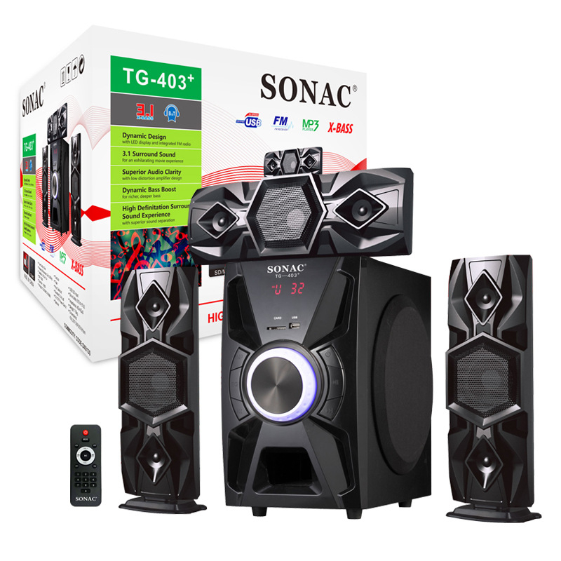 3.1-kanalni subwoofer za kućni audio-video sustav Bluetooth USB MP3 60W