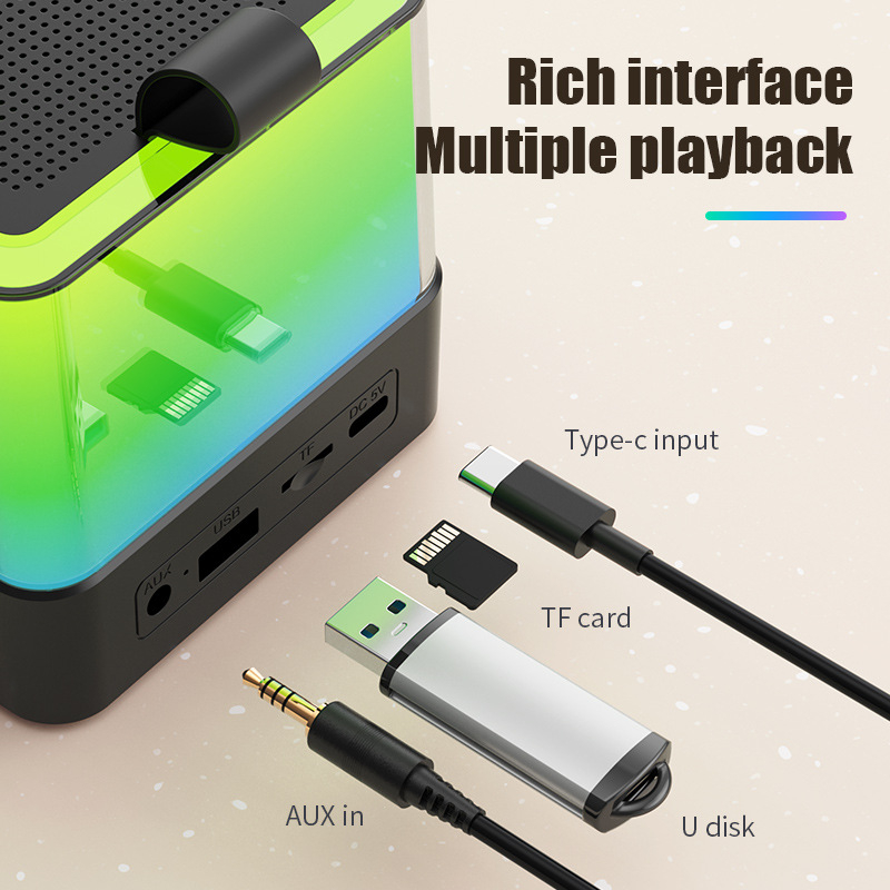 K18 Bluetooth karaoke zvučnik s MP3 reprodukcijom, podrška TF kartice i USB-a, upravljanje putem aplikacije