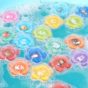Πλωτό εκπαιδευτικό παιχνίδι μπάνιου για βρέφη 0–3 ετών, με γράμματα και αριθμούς, από πλαστικό