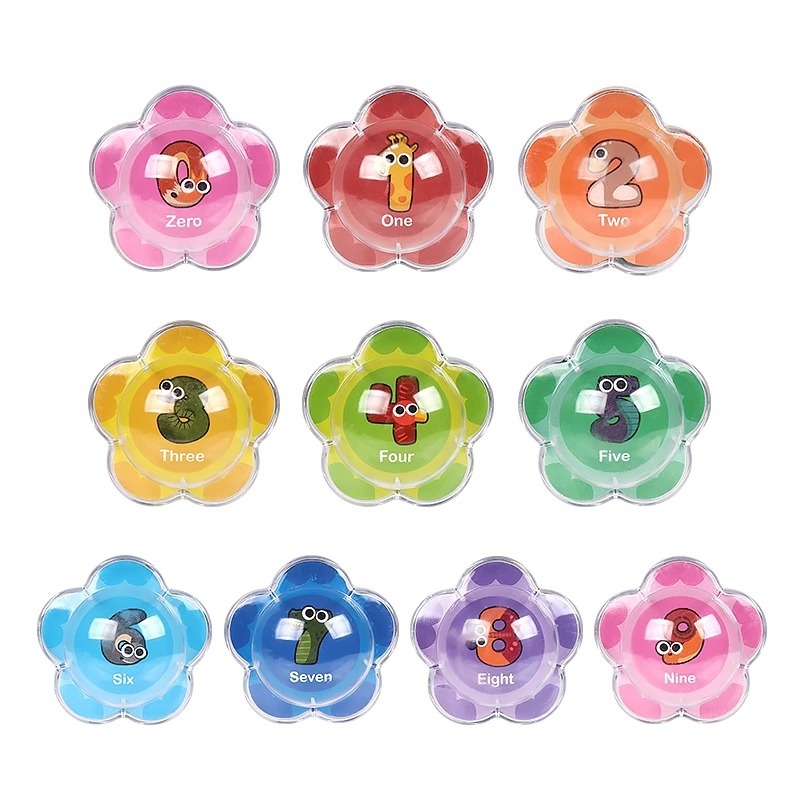 Πλωτό εκπαιδευτικό παιχνίδι μπάνιου για βρέφη 0–3 ετών, με γράμματα και αριθμούς, από πλαστικό