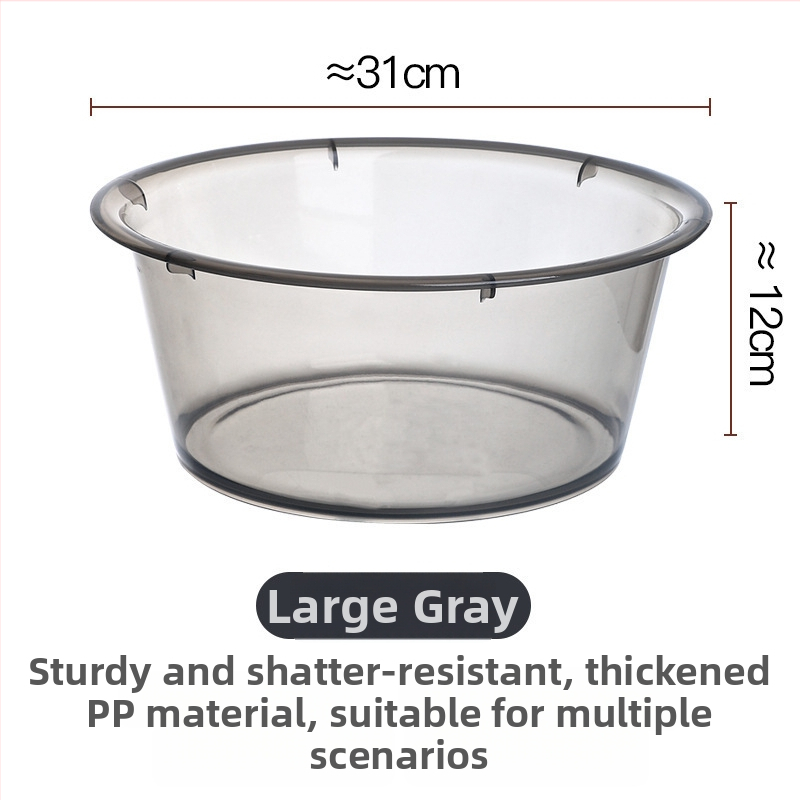 Vas de spălat pentru față din PP, capacitate mare, design simplu, construcție durabilă